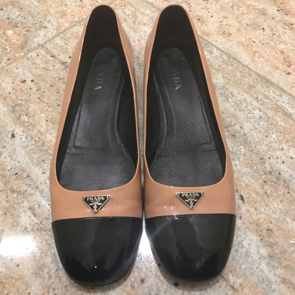 Prada Patent Flats size 39